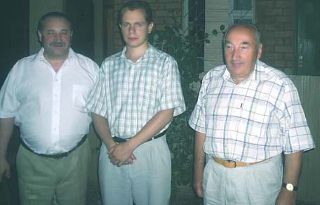 Matusiewiczes. From left to right: Leonid, Yury, Henryk