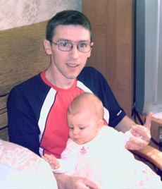 Gabriela with father