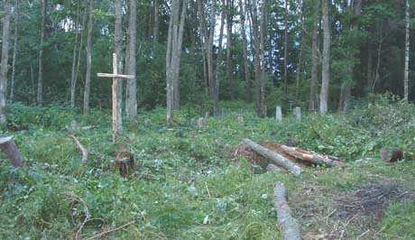 Picture of Dubawa cementary after  cleaning